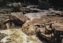 Accident Debrief: Inside A Veteran Boater’s Scary Swim Shane McManus running Big Splat on the Lower Big Sandy in 2022