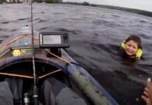 Kayaker Engages Dad-mode to Save Young Boy From Drowning When he reached the boy, Jones extended a hand and told him everything was going to be okay. D.J. Jones