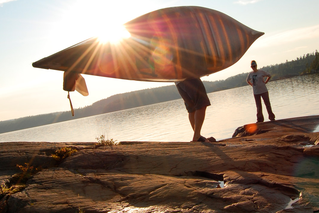 Weight on the water but not the portage. | Photo: Ontario Tourism